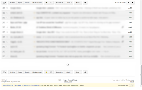 gmail auto load new conversations mockup