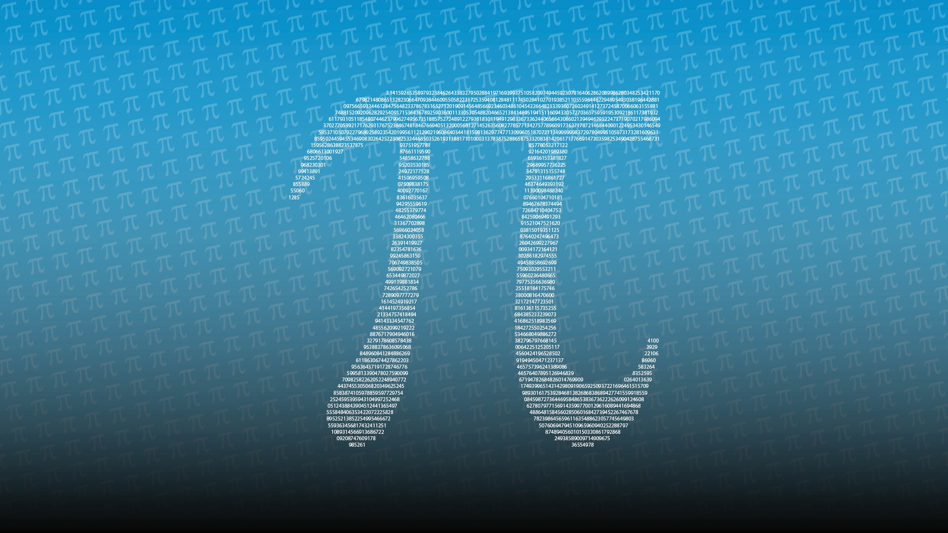 π pi numbers