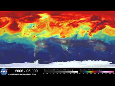 NASA Carbon Dioxine Simulation